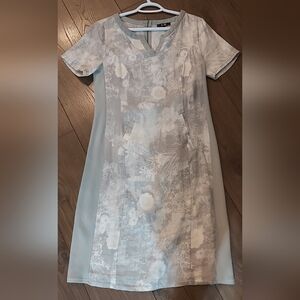 Yest abstract short sleeved dress
